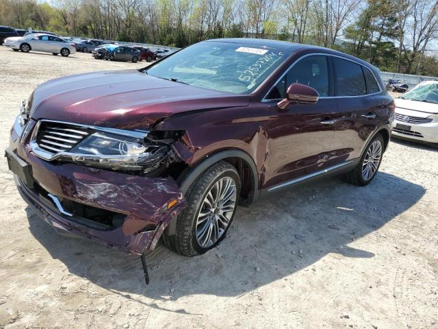 2LMPJ8LR1HBL29255 - 2017 LINCOLN MKX RESERVE Բորդո լուսանկար 1