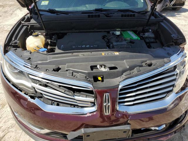 2LMPJ8LR1HBL29255 - 2017 LINCOLN MKX RESERVE Բորդո լուսանկար 11