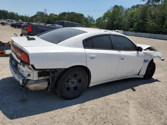 2C3CDXAT6CH181967 - 2012 DODGE CHARGER POLICE WHITE photo 3