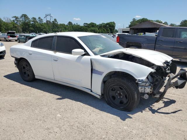 2C3CDXAT6CH181967 - 2012 DODGE CHARGER POLICE WHITE photo 4