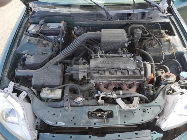 2HGEJ6615YH524243 - 2000 HONDA CIVIC BASE GREEN photo 11