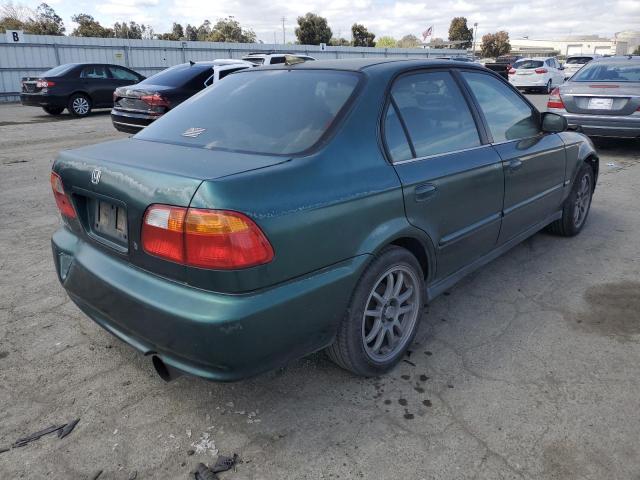 2HGEJ6615YH524243 - 2000 HONDA CIVIC BASE GREEN photo 3