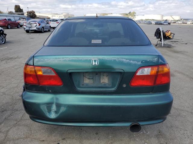 2HGEJ6615YH524243 - 2000 HONDA CIVIC BASE GREEN photo 6
