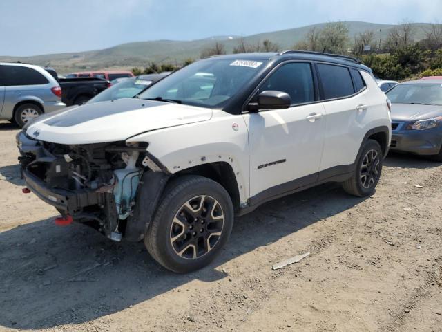 3C4NJDDB5KT744852 - 2019 JEEP COMPASS TRAILHAWK WHITE photo 1