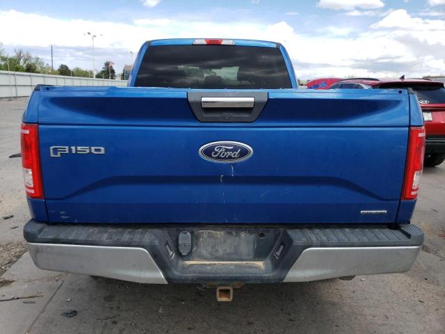 1FTFW1EF3FFC64055 - 2015 FORD F150 SUPERCREW BLUE photo 6