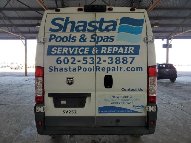 3C6TRVDG5HE530546 - 2017 RAM PROMASTER 2500 HIGH WHITE photo 6