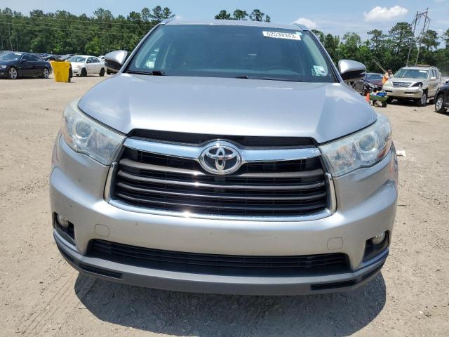 5TDKKRFH3FS076421 - 2015 TOYOTA HIGHLANDER XLE 银色 照片 5