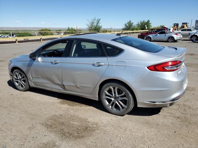 3FA6P0LU8HR296228 - 2017 FORD FUSION SE HYBRID SILVER photo 2