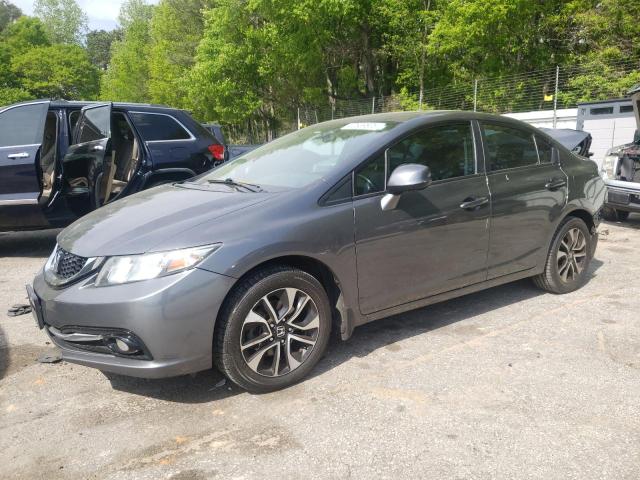 2HGFB2F90DH522541 - 2013 HONDA CIVIC EXL GRAY photo 1