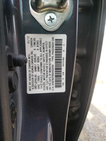 2HGFB2F90DH522541 - 2013 HONDA CIVIC EXL GRAY photo 12