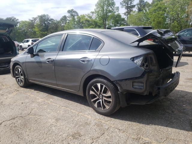 2HGFB2F90DH522541 - 2013 HONDA CIVIC EXL GRAY photo 2