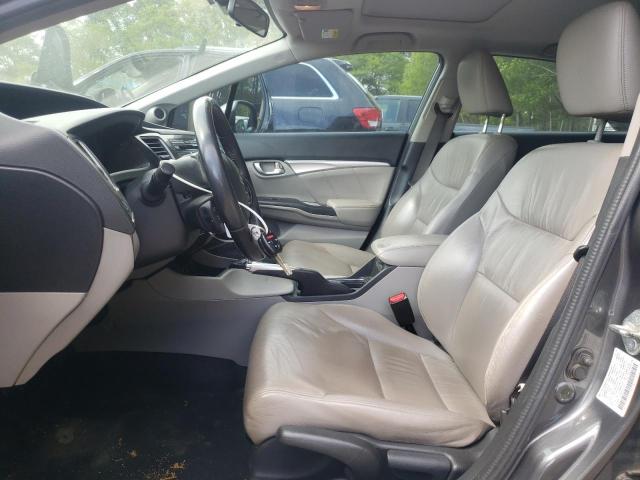 2HGFB2F90DH522541 - 2013 HONDA CIVIC EXL GRAY photo 7