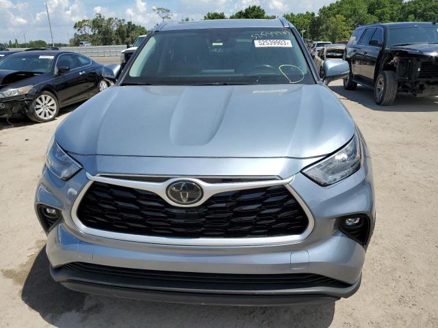 5TDGZRAH0LS024748 - 2020 TOYOTA HIGHLANDER XLE BLUE photo 5