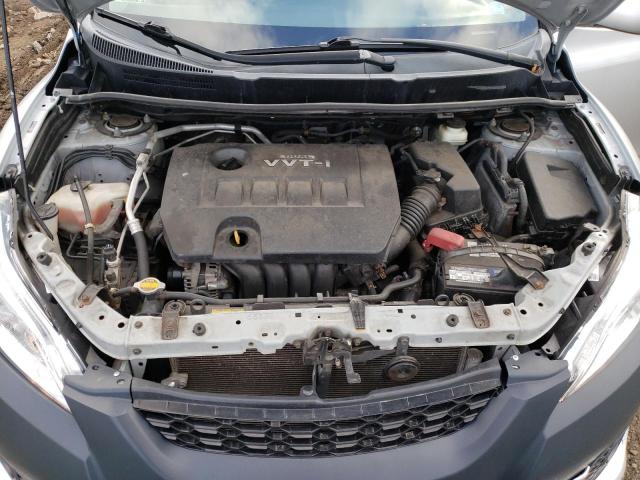 2T1KU40E89C155740 - 2009 TOYOTA MATRIX SILVER photo 11