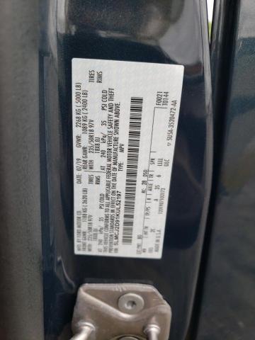 5LMCJ2D91KUL52197 - 2019 LINCOLN MKC SELECT Կապույտ լուսանկար 12