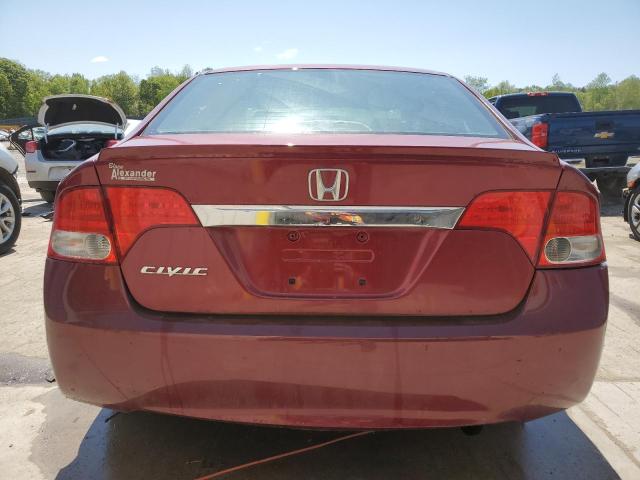 2HGFA1F68BH545615 - 2011 HONDA CIVIC LX-S Bordeaux photo 6