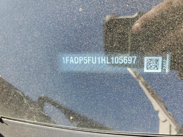 1FADP5FU1HL105697 - 2017 FORD C-MAX TITANIUM WHITE photo 12