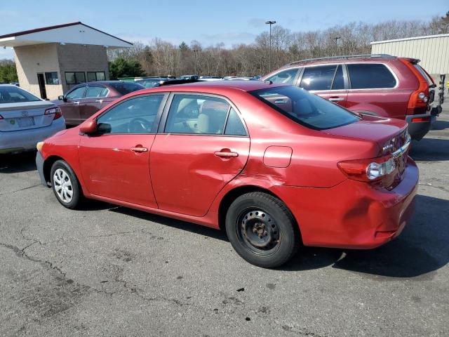 2T1BU4EEXBC683357 - 2011 TOYOTA COROLLA BASE Kırmızı fotoğraf 2