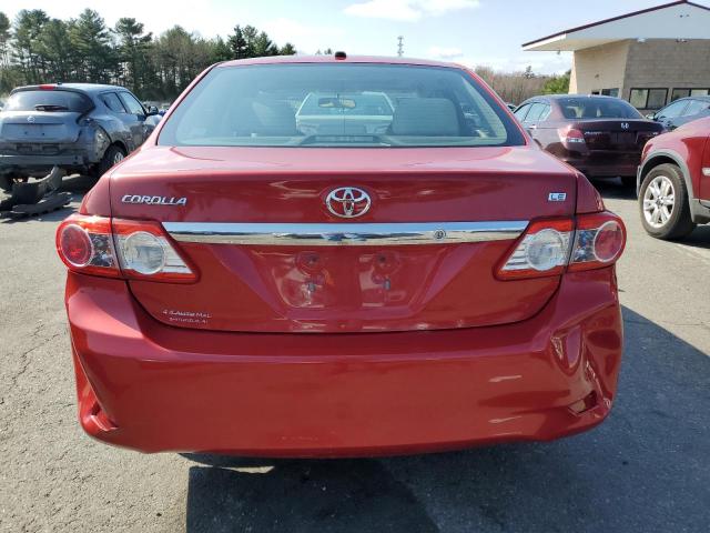 2T1BU4EEXBC683357 - 2011 TOYOTA COROLLA BASE Kırmızı fotoğraf 6