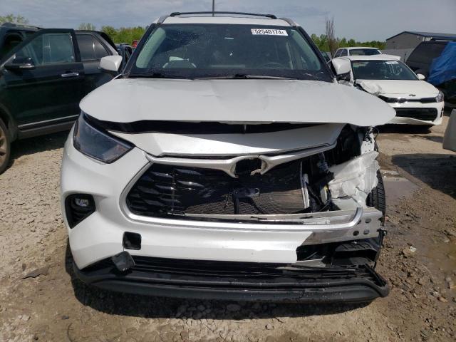 5TDGZRBH7NS576913 - 2022 TOYOTA HIGHLANDER XLE WHITE photo 5