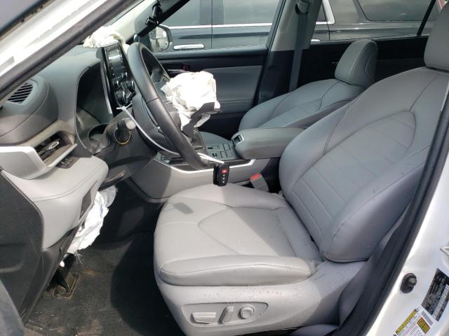 5TDGZRBH7NS576913 - 2022 TOYOTA HIGHLANDER XLE WHITE photo 7
