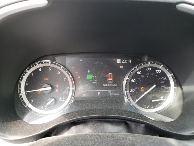 5TDGZRBH7NS576913 - 2022 TOYOTA HIGHLANDER XLE WHITE photo 9