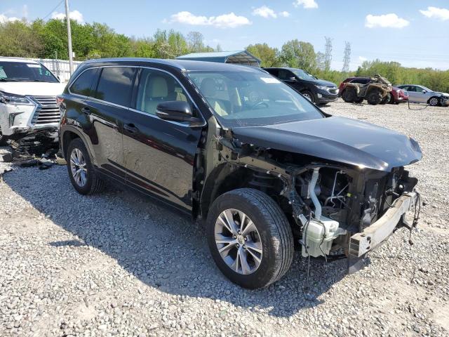 5TDKKRFH7FS042840 - 2015 TOYOTA HIGHLANDER XLE 黑色 照片 4