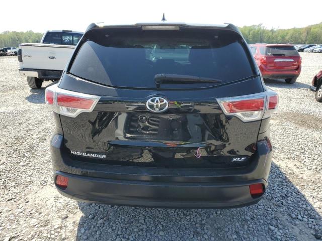 5TDKKRFH7FS042840 - 2015 TOYOTA HIGHLANDER XLE 黑色 照片 6