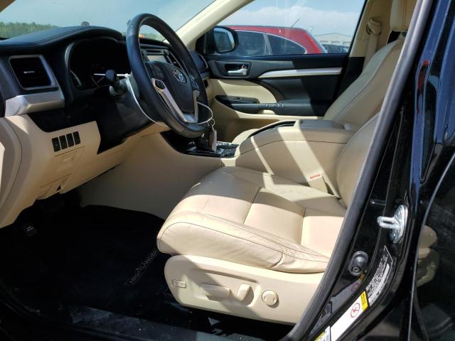 5TDKKRFH7FS042840 - 2015 TOYOTA HIGHLANDER XLE 黑色 照片 7