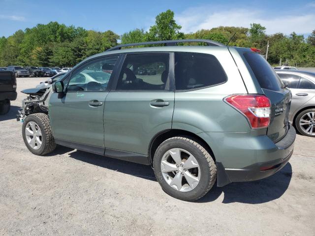 JF2SJADC6FH803665 - 2015 SUBARU FORESTER 2.5I PREMIUM GREEN photo 2