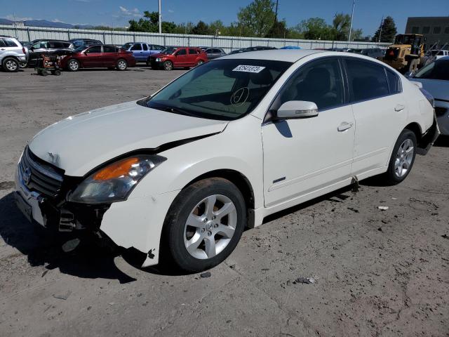 1N4CL21E49C180787 - 2009 NISSAN ALTIMA HYBRID WHITE photo 1