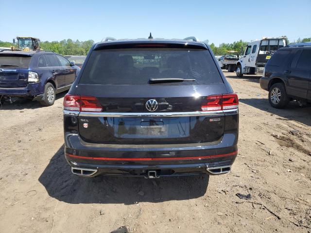 1V2SR2CAXMC578446 - 2021 VOLKSWAGEN ATLAS SEL R-LINE BLACK photo 6