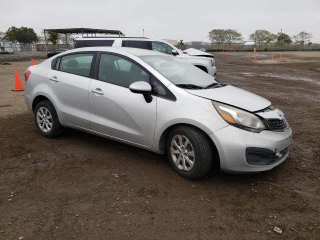 KNADM4A39D6271113 - 2013 KIA RIO LX SILVER photo 4