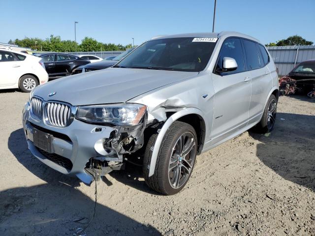 5UXWX9C53G0D95160 - 2016 BMW X3 XDRIVE28I SILVER photo 1