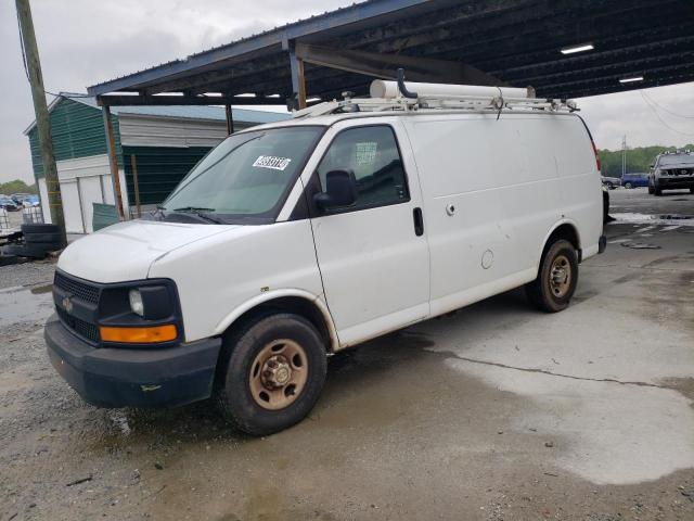 1GCWGFCA8D1141783 - 2013 CHEVROLET EXPRESS G2 WHITE photo 1