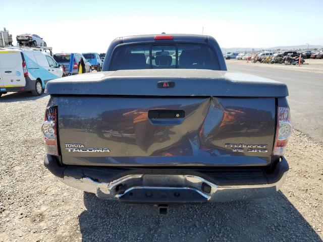 3TMJU4GN3BM110378 - 2011 TOYOTA TACOMA DOUBLE CAB PRERUNNER GRAY photo 6