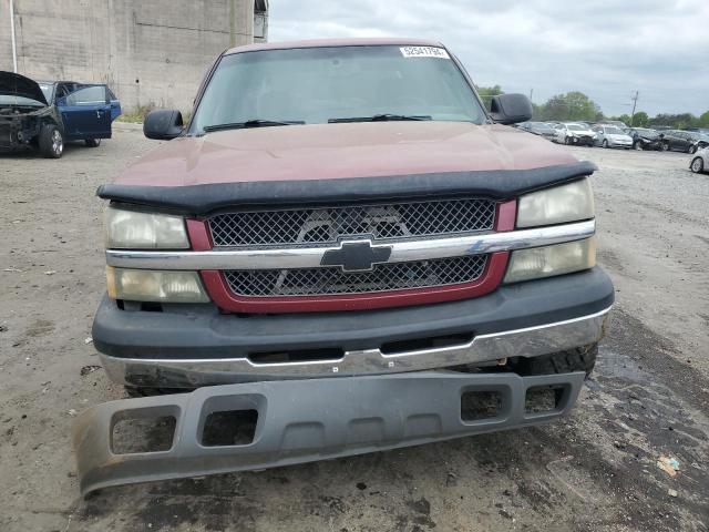 2GCEK13T841335643 - 2004 CHEVROLET SILVERADO K1500 BURGUNDY photo 5