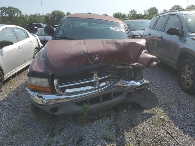 1B7HG2AZ1YS777357 - 2000 DODGE DAKOTA QUAD MAROON photo 5