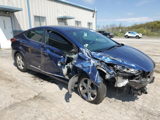 5NPDH4AE8GH685258 - 2016 HYUNDAI ELANTRA SE BLUE photo 4