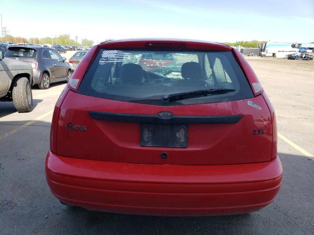 3FAFP31373R113034 - 2003 FORD FOCUS ZX3 RED photo 6