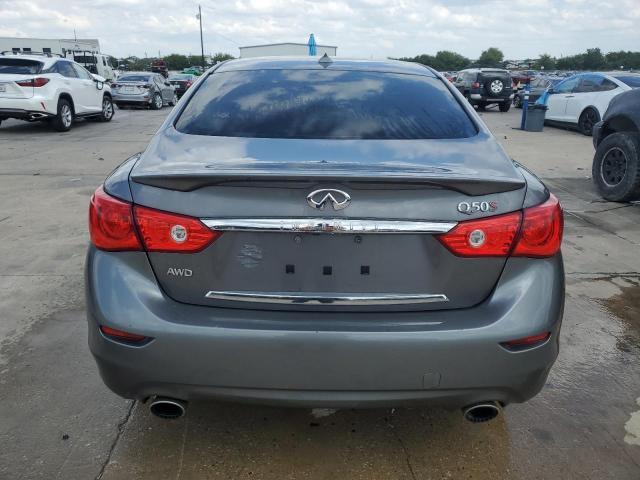 JN1FV7AR9HM872122 - 2017 INFINITI Q50 RED SPORT 400 GRAY photo 6