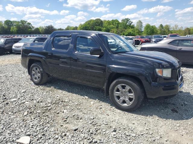 2HJYK16317H507382 - 2007 HONDA RIDGELINE RTX BLACK photo 4