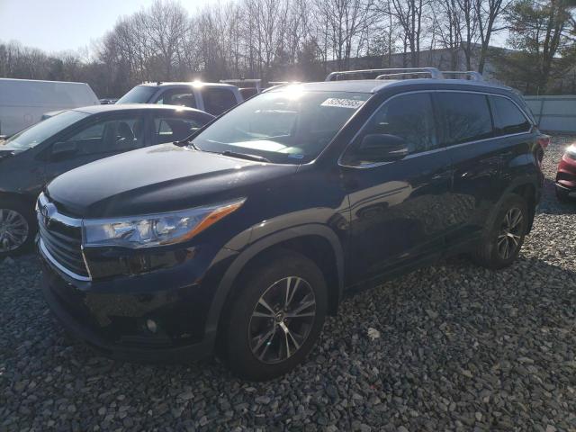 5TDJKRFH6GS311438 - 2016 TOYOTA HIGHLANDER XLE BLACK photo 1