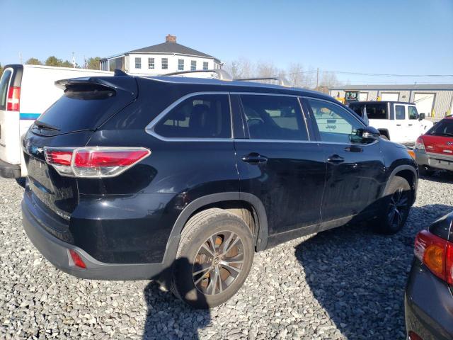 5TDJKRFH6GS311438 - 2016 TOYOTA HIGHLANDER XLE BLACK photo 3