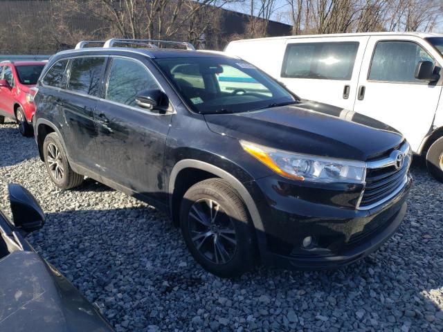5TDJKRFH6GS311438 - 2016 TOYOTA HIGHLANDER XLE BLACK photo 4