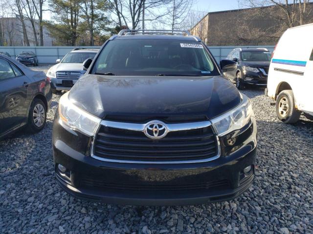 5TDJKRFH6GS311438 - 2016 TOYOTA HIGHLANDER XLE BLACK photo 5