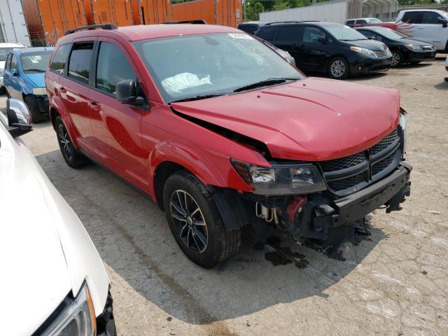 3C4PDCAB2JT496346 - 2018 DODGE JOURNEY SE RED photo 4