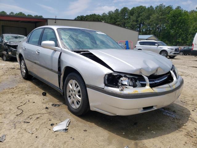 2G1WF52E249427375 - 2004 CHEVROLET IMPALA SILVER photo 1