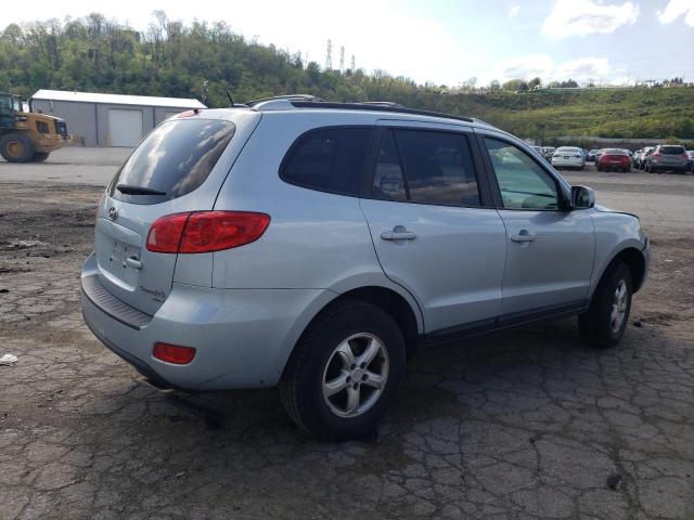 5NMSG73D17H079409 - 2007 HYUNDAI SANTA FE GLS BLUE photo 3