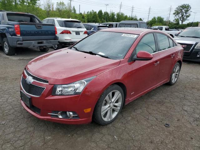 1G1PG5SB6E7315009 - 2014 CHEVROLET CRUZE LTZ RED photo 1